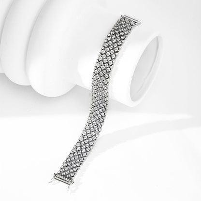 [Royal Jewelry]Ornate Elegant Round Cut Party Bracelet