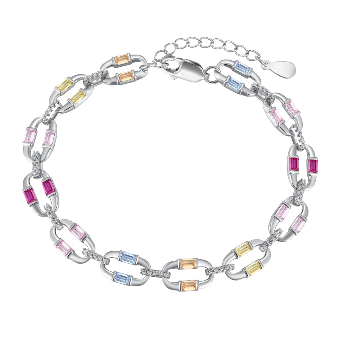 [Royal Jewelry]Dazzling Colorful Daily Bracelet
