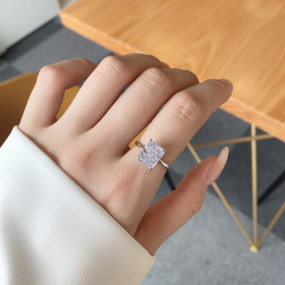 [Royal Jewelry]4.0 Carat Ornate Enchanting Radiand Cut Banquet Ring