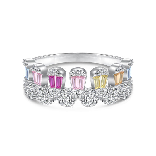 [Royal Jewelry]Gorgeous Radiant Cut Daily Ring