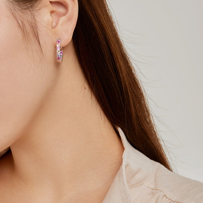 [Royal Jewelry]Unique Round Cut Daily Earrings