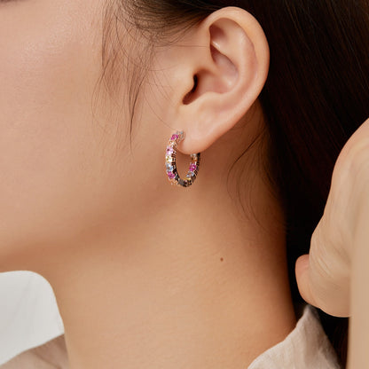 [Royal Jewelry]Unique Round Cut Daily Earrings