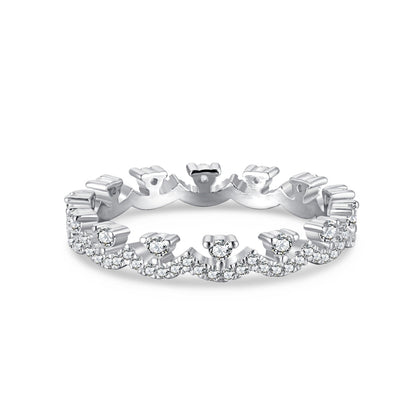 [Royal Jewelry]Elegant Resplendent Round Shape Party Ring