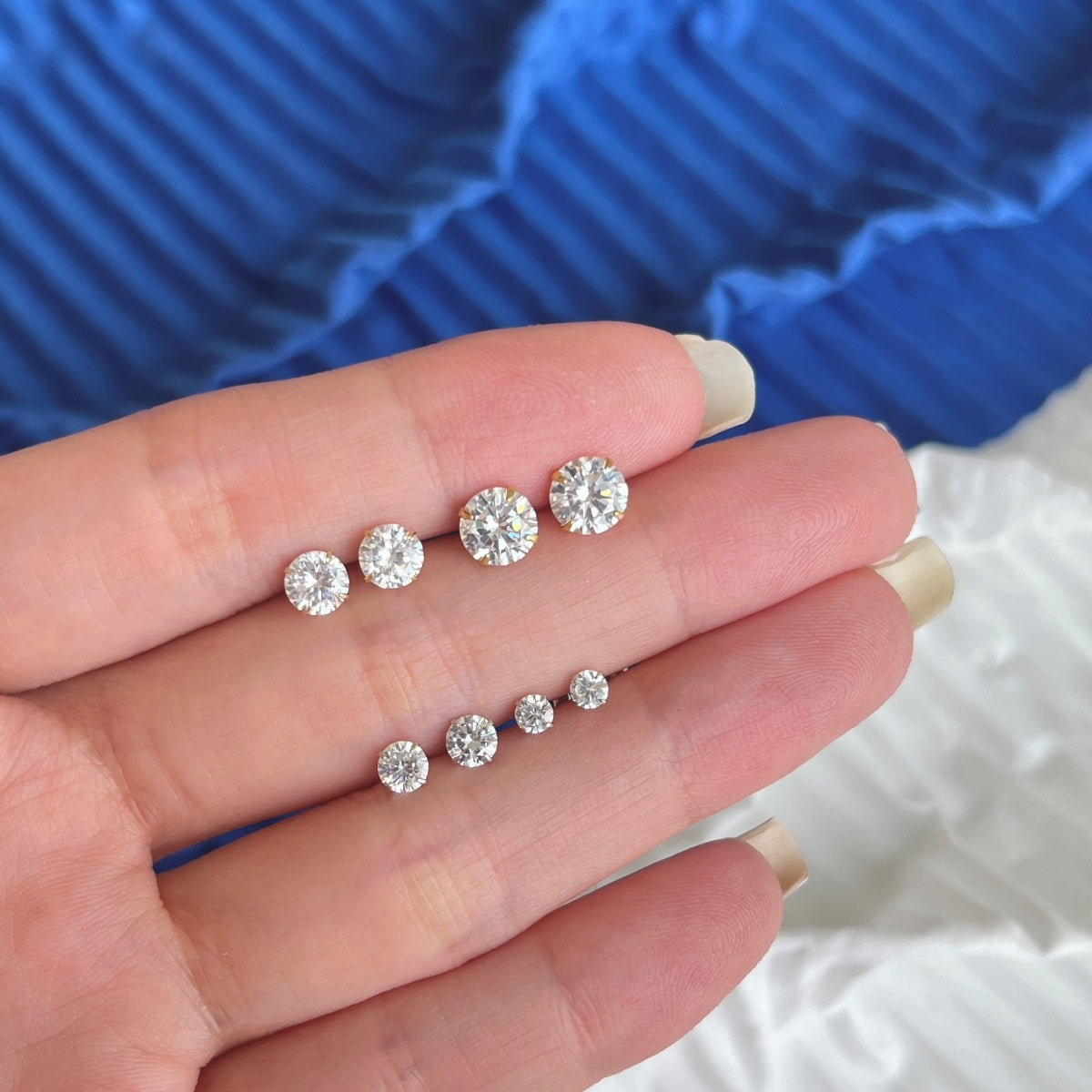 [Royal Jewelry]Unique U-Shaped Ear Bone Earrings