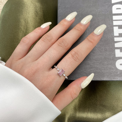 [Royal Jewelry]1.0 Carat Dainty Resplendent Radiant Cut Daily Ring