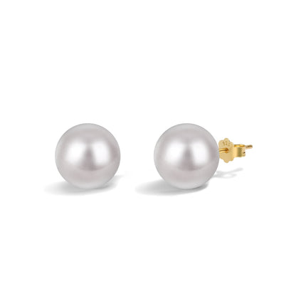 [Royal Jewelry]Delicate Pearl Earrings