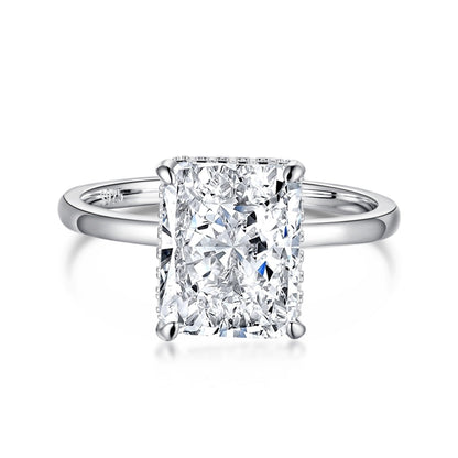 [Royal Jewelry]4.0 Carat Ornate Enchanting Radiand Cut Banquet Ring