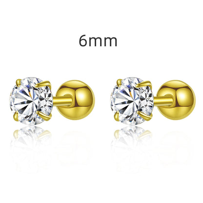 [Royal Jewelry]Unique U-Shaped Ear Bone Earrings
