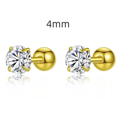 [Royal Jewelry]Unique U-Shaped Ear Bone Earrings