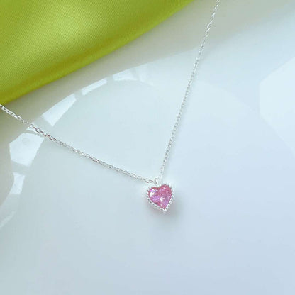 [Royal Jewelry]Ornate Heart Shape Necklace