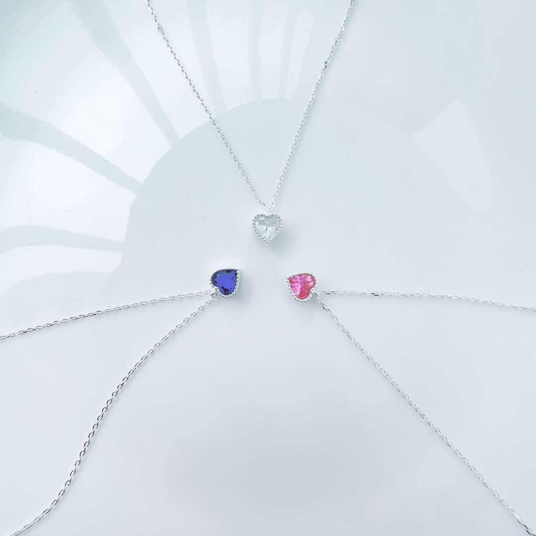 [Royal Jewelry]Ornate Heart Shape Necklace