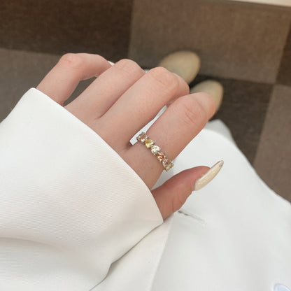 [Royal Jewelry]0.25 Carat Radiant Romance Heart Cut Lover Ring