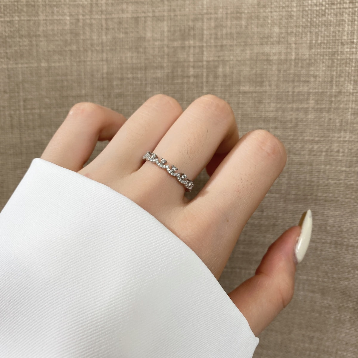 [Royal Jewelry]Elegant Resplendent Round Shape Party Ring