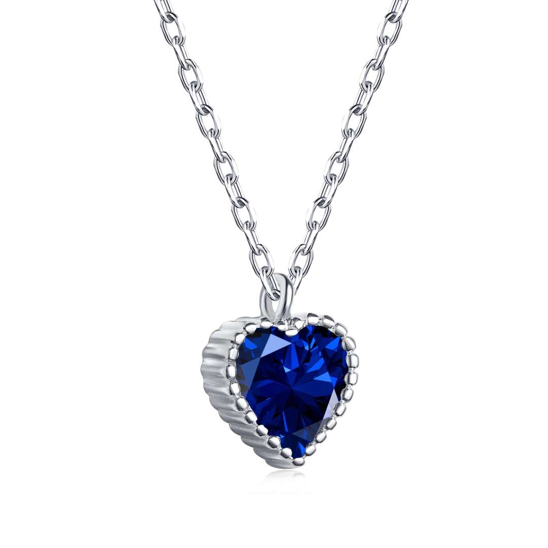 [Royal Jewelry]Ornate Heart Shape Necklace