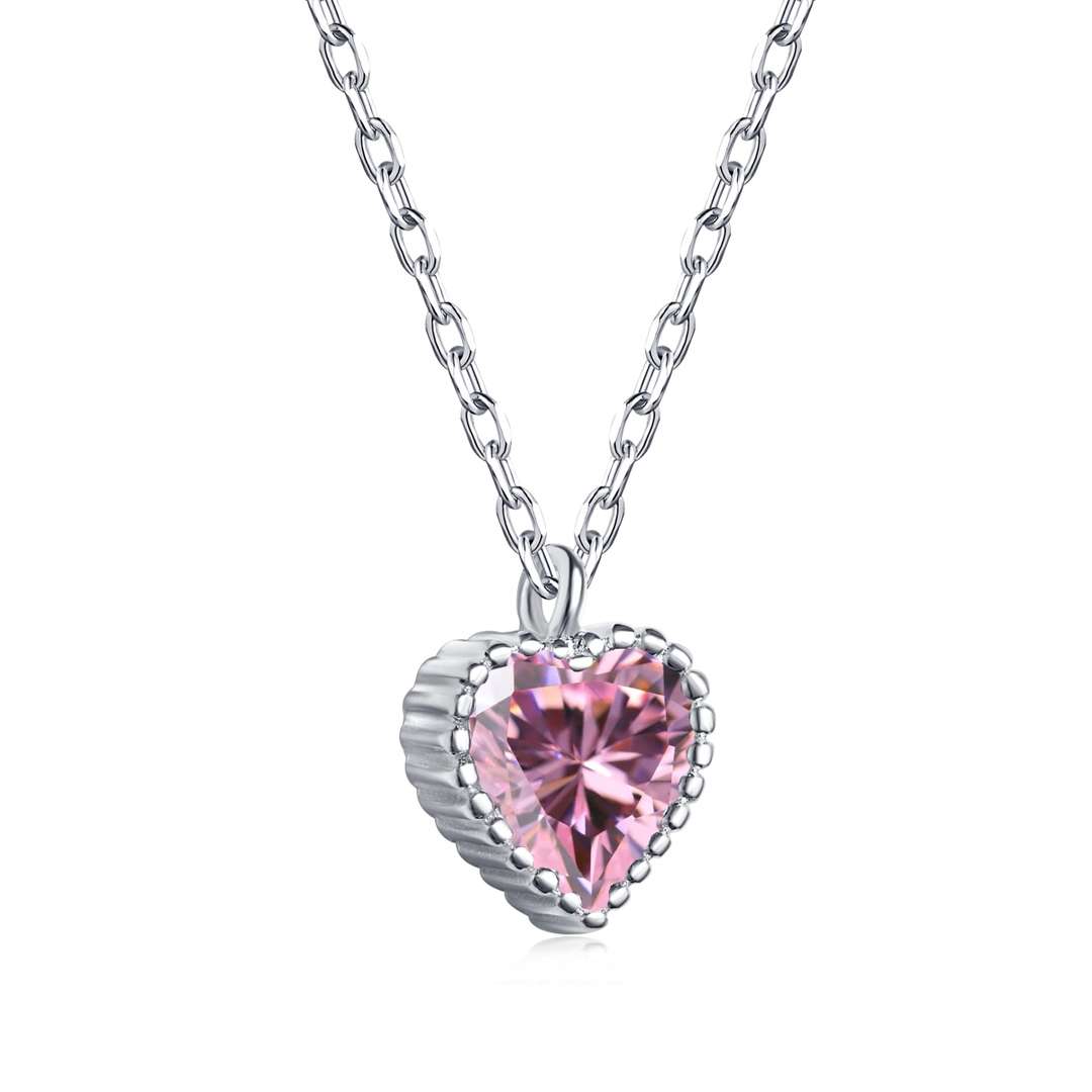 [Royal Jewelry]Ornate Heart Shape Necklace