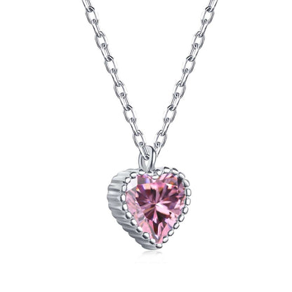 [Royal Jewelry]Ornate Heart Shape Necklace