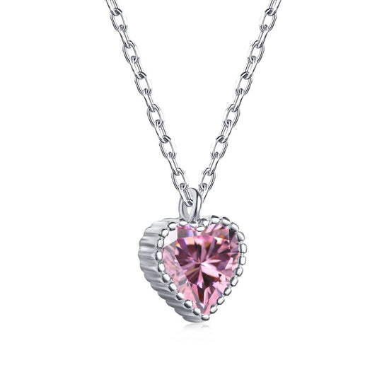 [Royal Jewelry]Ornate Heart Shape Necklace