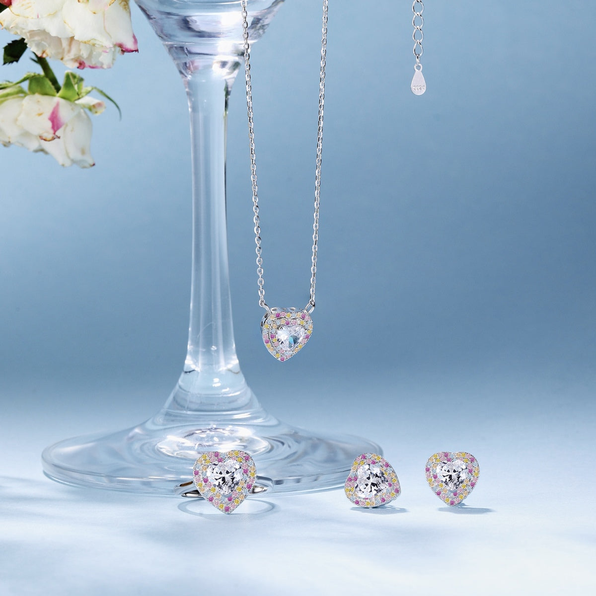 [Royal Jewelry]Exquisite Heart Shape Necklace