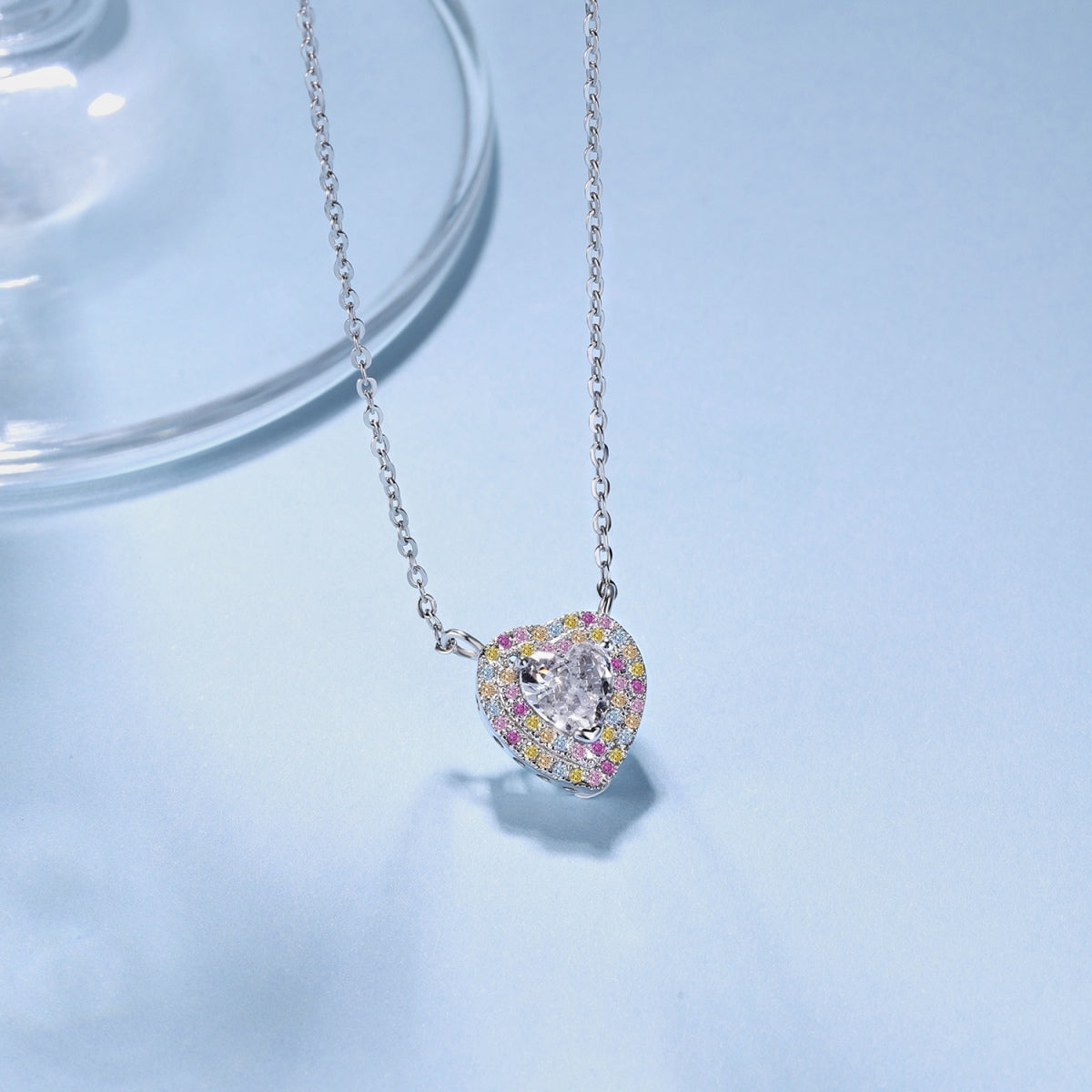 [Royal Jewelry]Exquisite Heart Shape Necklace