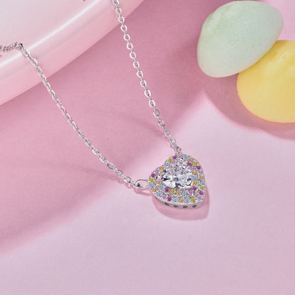 [Royal Jewelry]Exquisite Heart Shape Necklace