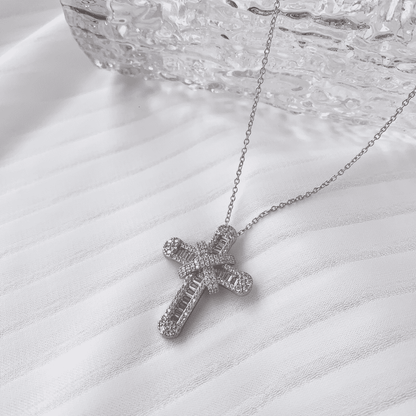 [Royal Jewelry]Gypsophila With Dimonds Necklace