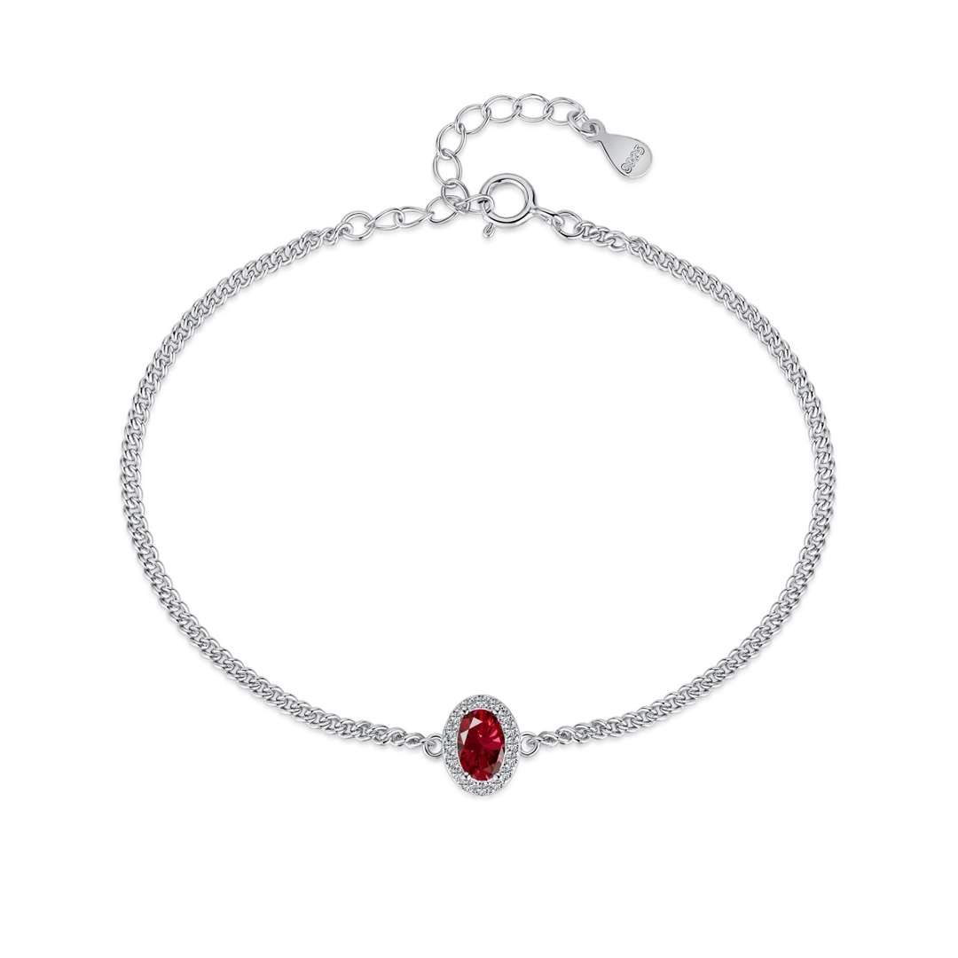 [Royal Jewelry]Exquisite Oval Shape Bracelet