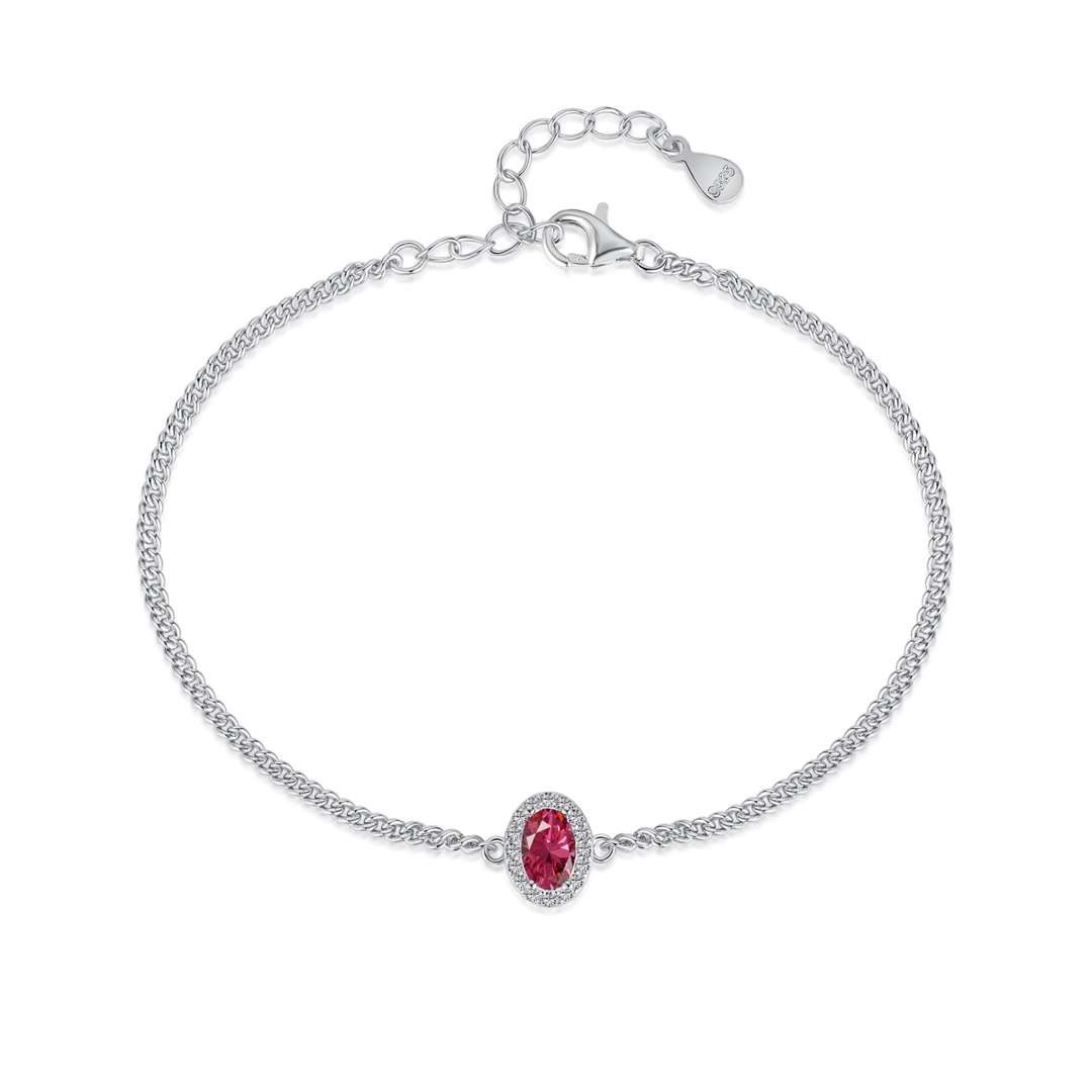 [Royal Jewelry]Exquisite Oval Shape Bracelet
