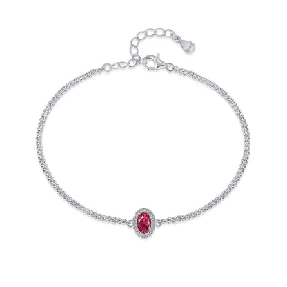 [Royal Jewelry]Exquisite Oval Shape Bracelet