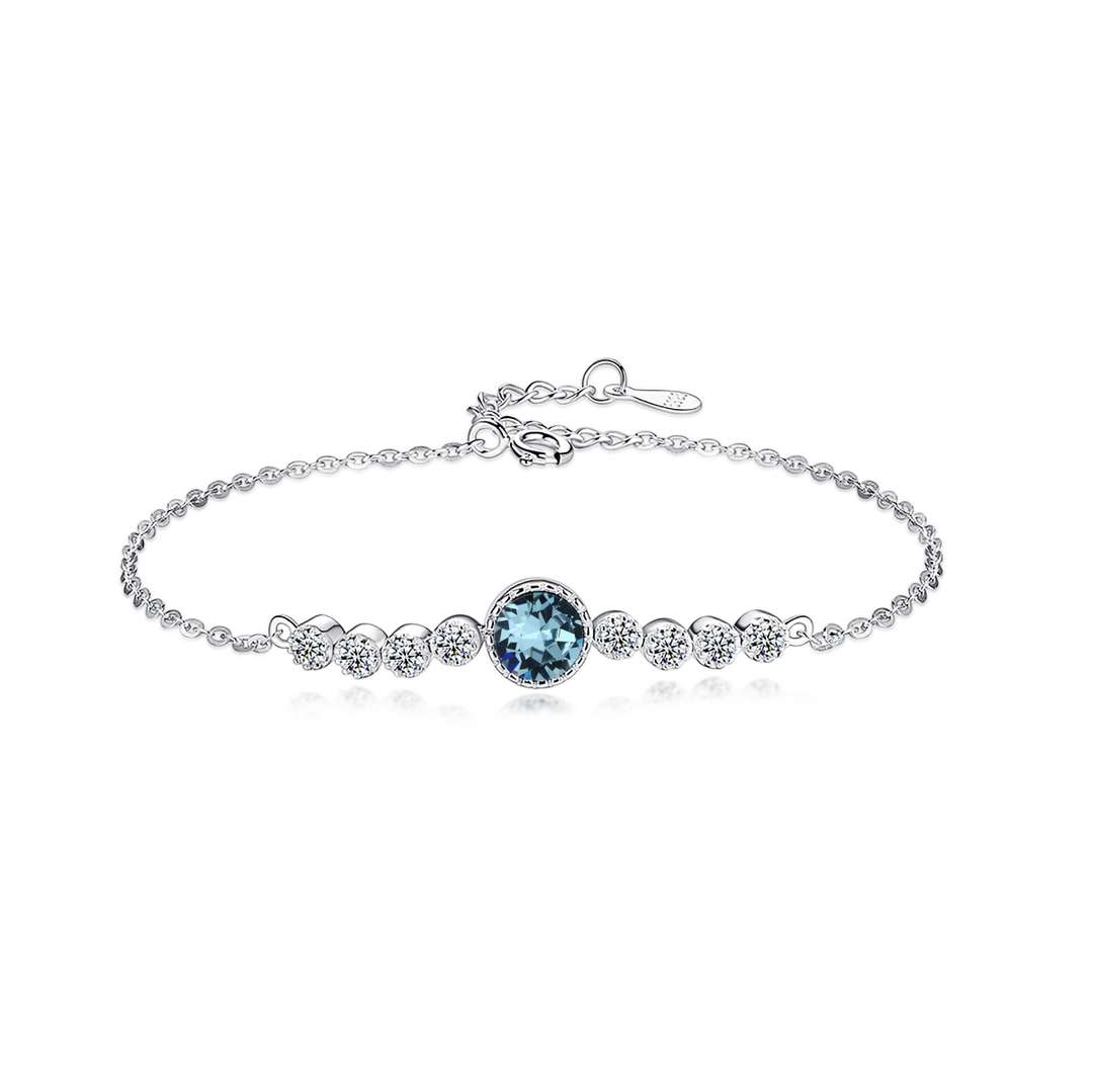 [Royal Jewelry]Luxurious Heart Of The Ocean Bracelet