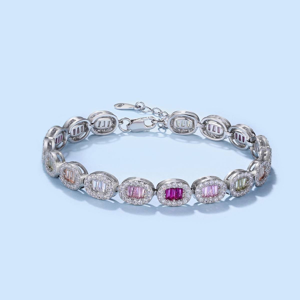 [Royal Jewelry]Exquisite Ornate Emerald Cut Daily Bracelet