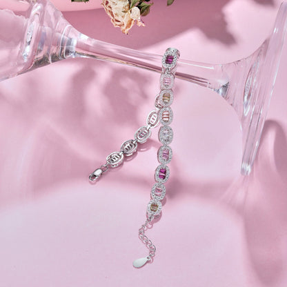 [Royal Jewelry]Exquisite Ornate Emerald Cut Daily Bracelet