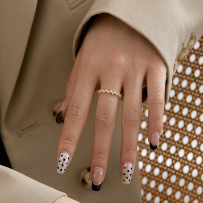 [Royal Jewelry]Delicate Enchanting Wave Shape Daily Ring