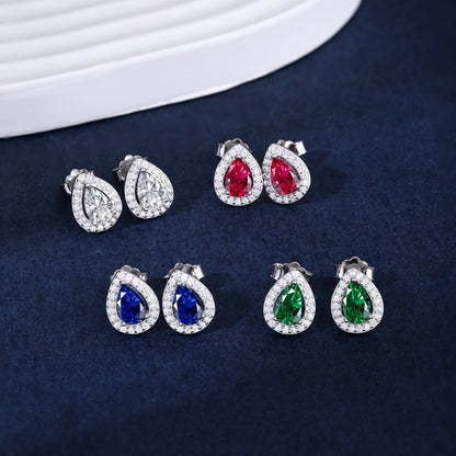 [Royal Jewelry]Luxurious Water Drop Shape Earrings