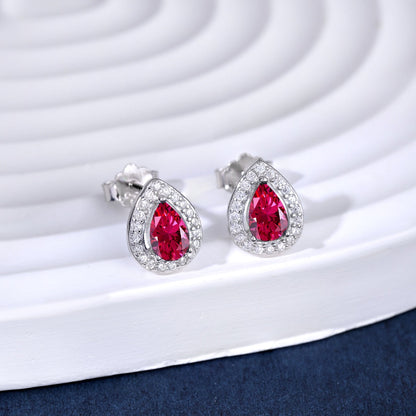 [Royal Jewelry]Luxurious Water Drop Shape Earrings