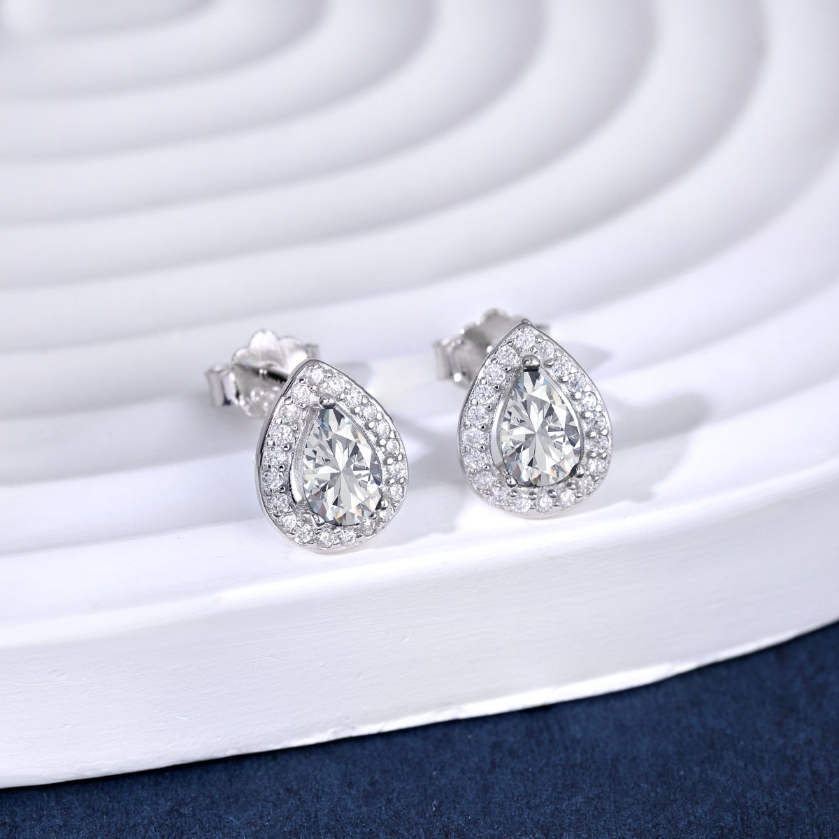 [Royal Jewelry]Luxurious Water Drop Shape Earrings