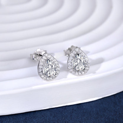 [Royal Jewelry]Luxurious Water Drop Shape Earrings
