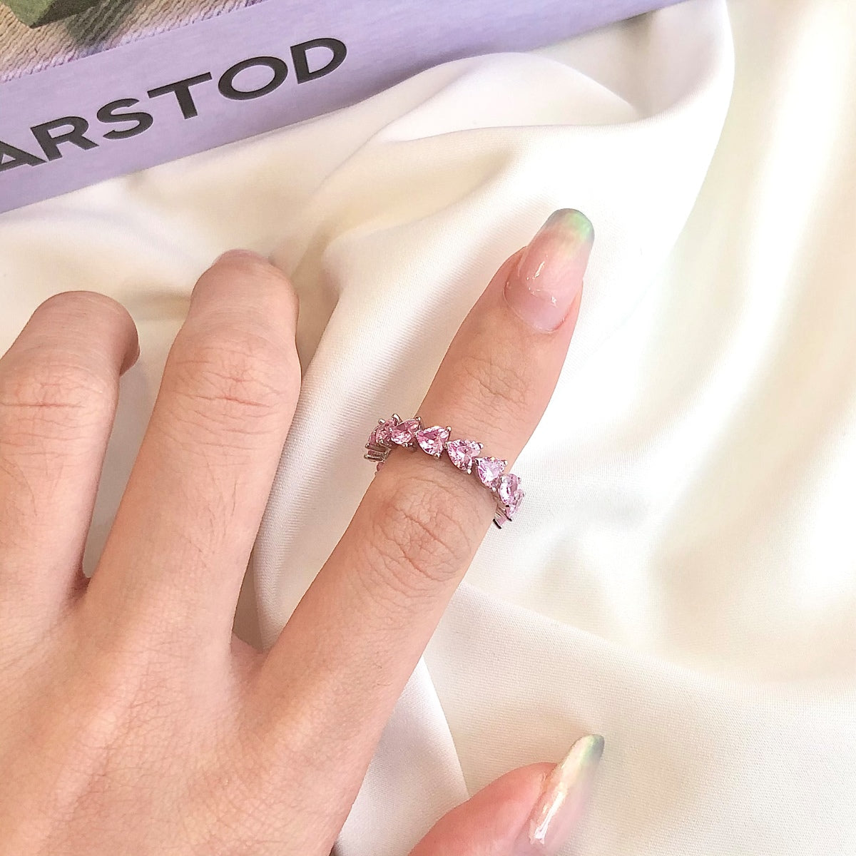 [Royal Jewelry]0.25 Carat Radiant Romance Heart Cut Lover Ring
