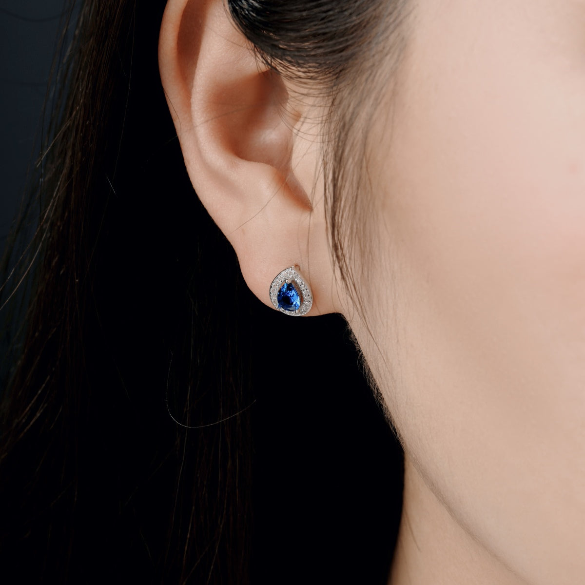 [Royal Jewelry]Luxurious Water Drop Shape Earrings