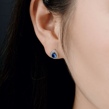 [Royal Jewelry]Luxurious Water Drop Shape Earrings