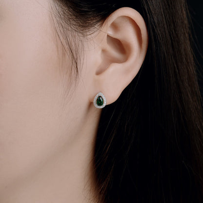 [Royal Jewelry]Luxurious Water Drop Shape Earrings