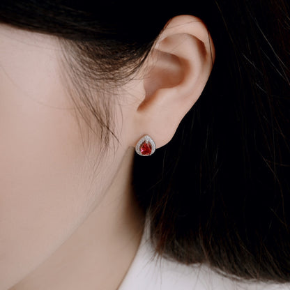 [Royal Jewelry]Luxurious Water Drop Shape Earrings