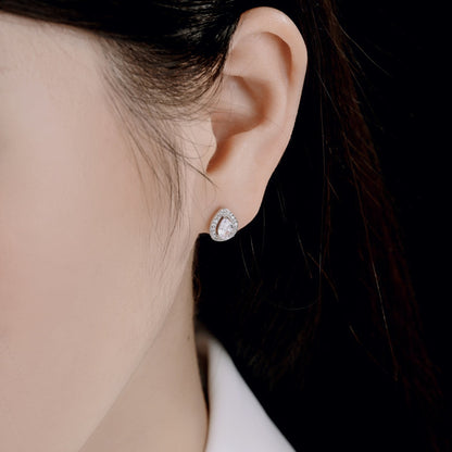 [Royal Jewelry]Luxurious Water Drop Shape Earrings