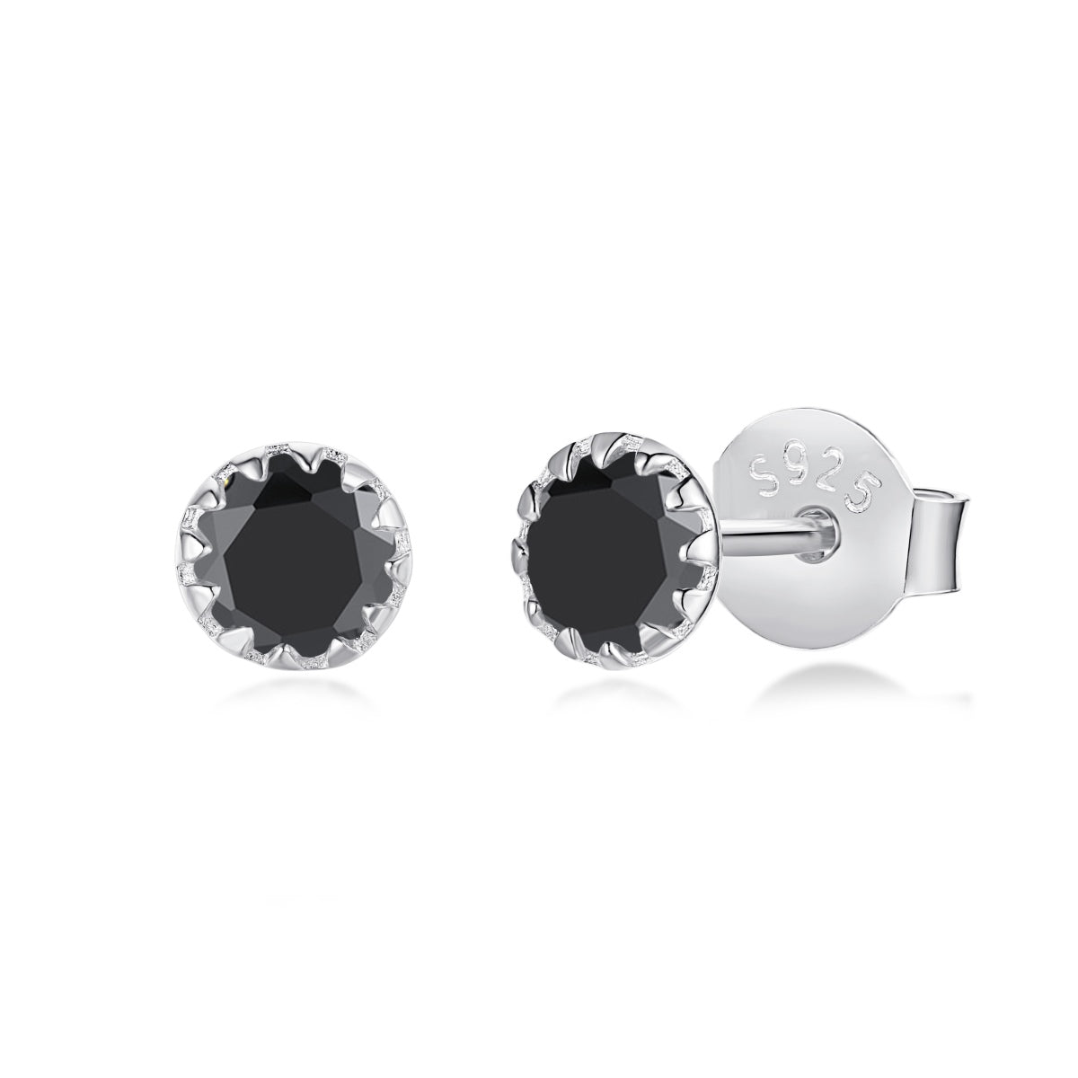 [Royal Jewelry]Sparkling Colorful Round Shape Earrings