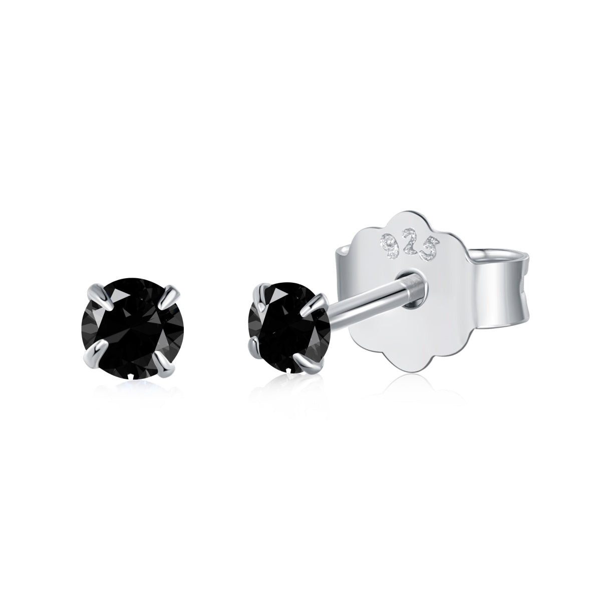 [Royal Jewelry]Delicate Solitaire Earrings