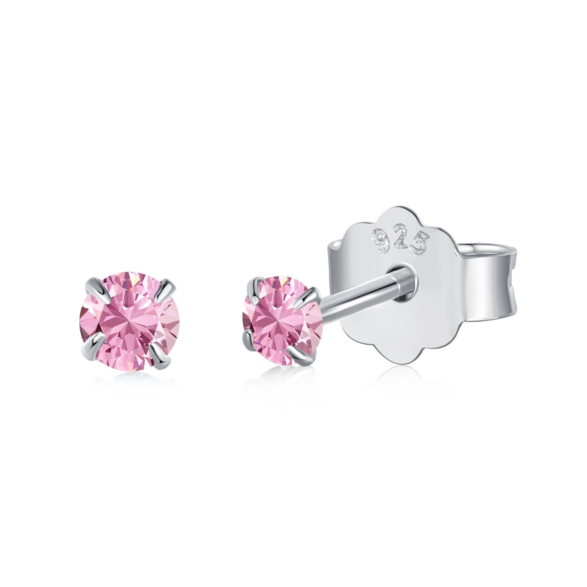 [Royal Jewelry]Delicate Solitaire Earrings