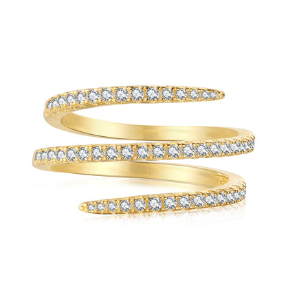 [Royal Jewelry]Unique Vibrant Entangle Daily Ring
