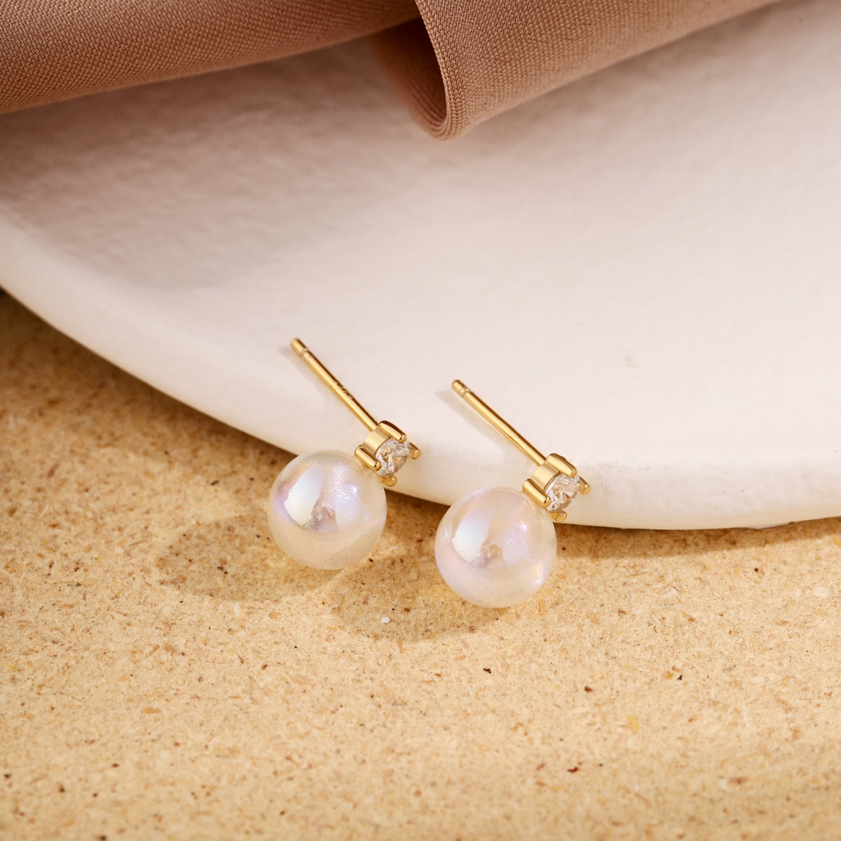 [Royal Jewelry]Symphony Mermaid Pearl Earrings