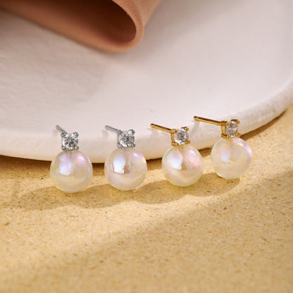 [Royal Jewelry]Symphony Mermaid Pearl Earrings