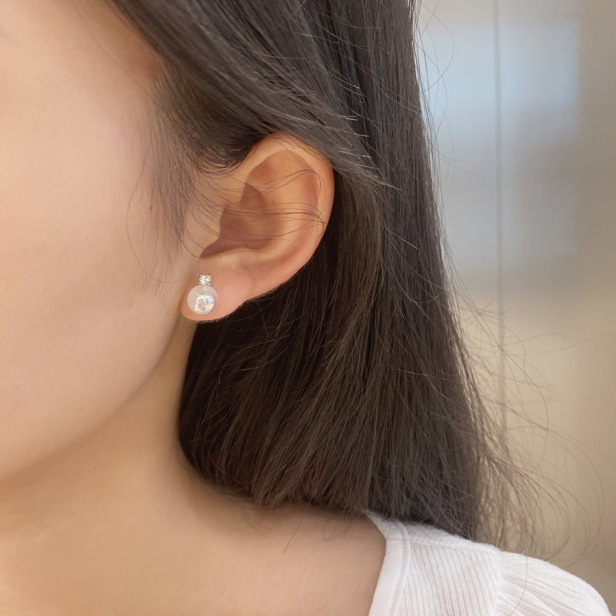[Royal Jewelry]Symphony Mermaid Pearl Earrings