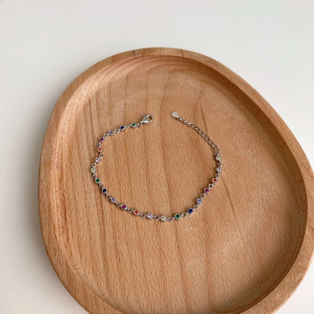 [Royal Jewelry]Colorful Bead Array Bracelet